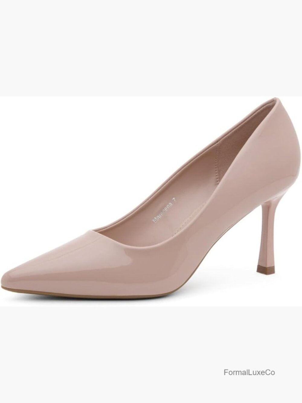 Pointed Toe 3" Stiletto High Heel Pumps, Comfortable Work Dress Shoes